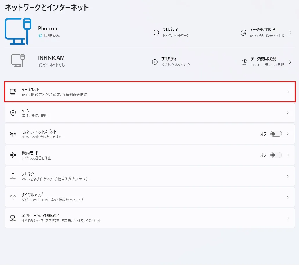 ネットワークとインターネット